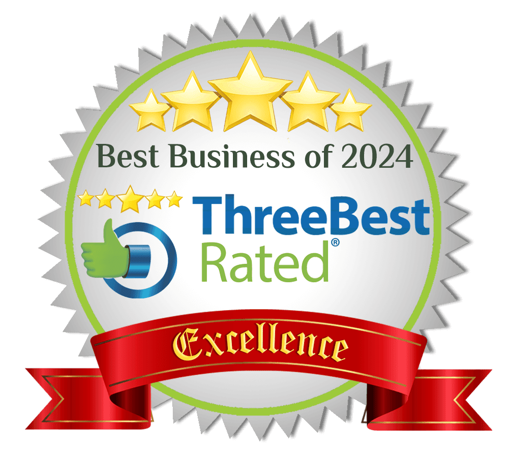 Crimson Hair Salon 2024 Three Best Rated Badge